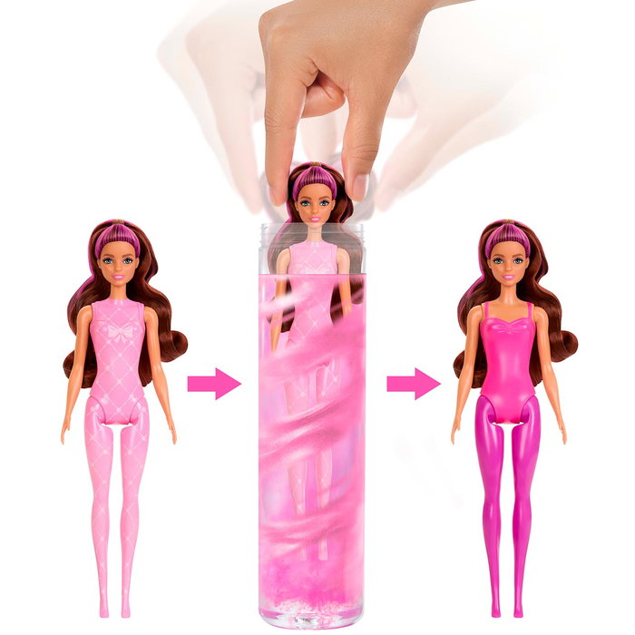 Barbie - Poupée Color Reveal Collection Bailarines Ballet avec 6 surprises et changement de couleur - Âge recommandé : +3 ans Barbie - Poupée Color Reveal Collection Bailarines Ballet avec 6 surprises et changement de couleur - Âge recommandé : +3 ans