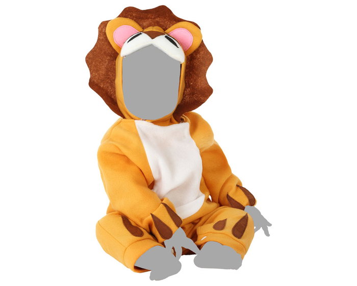 Disfraz Leon Déguisement Lion pour Bébé 24 Mois (2 Ans) - Ensemble 2 Pièces en Polyester - Thème Animaux de la Savane - Unisexe Disfraz Leon Déguisement Lion pour Bébé 24 Mois (2 Ans) - Ensemble 2 Pièces en Polyester - Thème Animaux de la Savane - Unisexe