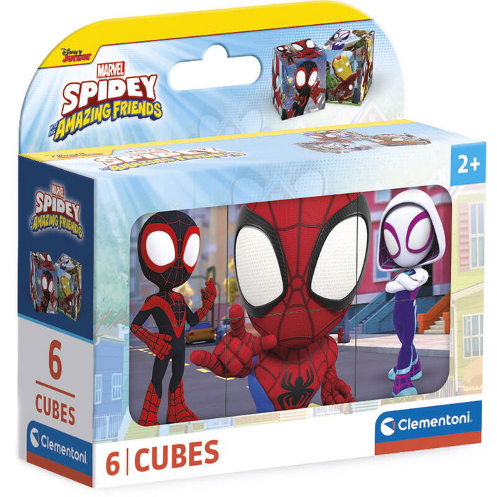 CLEMENTONI Cubos 6 Spidey and His Amazing Friends 40661 CLEMENTONI Cubos 6 Spidey and His Amazing Friends 40661
