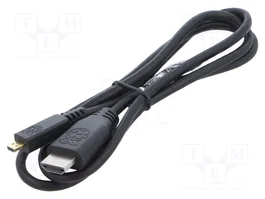 RASPBERRY PI Cordon de raccord HDMI vers micro HDMI, 1m, noir