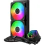 Cooler Master MLW-D24M-A18PA-R1 MasterLiquid 240 Core II ARGB - Refroidissement liquide CPU RGB - Radiateur 240 mm, ventilateurs 120 mm, compatibilité Intel LGA1700 et AMD AM5