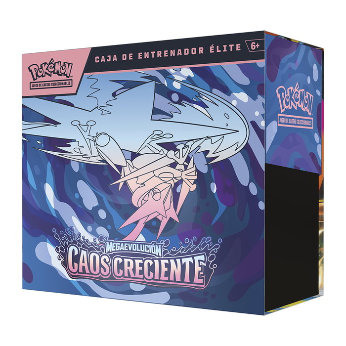 POKEMON JUEGO DE CARTAS Estuche cartas Entrenador Elite Caos Creciente Megaevolucion