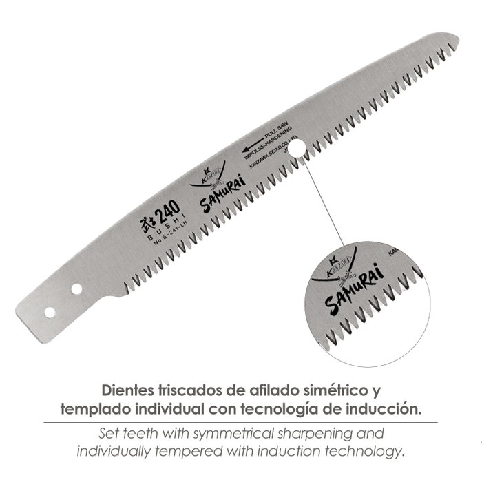 SAMURAI Lame de rechange pour scie JS 240 mm