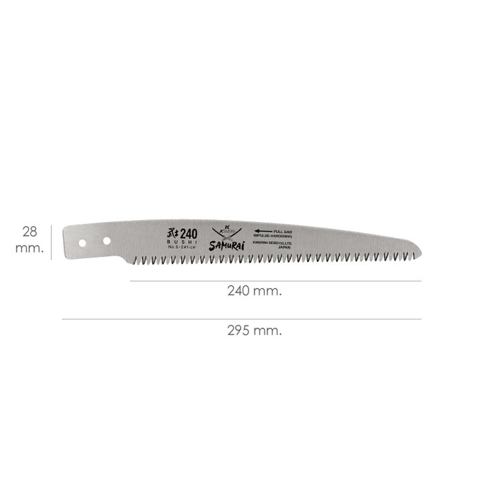 SAMURAI Lame de rechange pour scie JS 240 mm