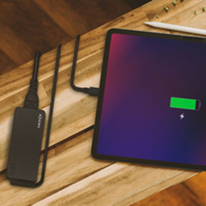 Chargeur mural Aisens ASCH-1PD65D-BK Noir 65 W