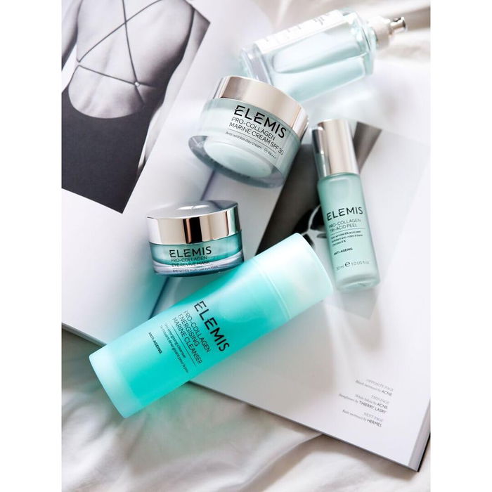 Elemis Gel Nettoyant Énergisant PRO-COLLAGEN 50 ml - Soin Revitalisant Purifiant avec Minéraux Marins pour un Teint Éclatant