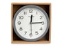 GIFTDECOR Horloge Murale Ronde Assortie 12x12x4 cm Blanc Gris Noir (Set de 12)