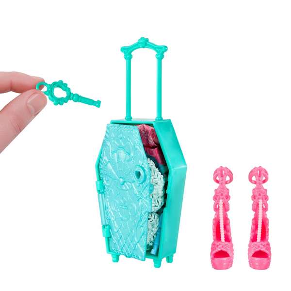 Mattel Monster High Skulltimate Secrets Series 7 - Poupée Lagoona avec plus de 19 surprises incluses