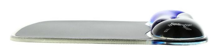 Kensington Tapis de souris avec repose-poignets en gel Duo, système de ventilation, coloris bleu/gris fumé