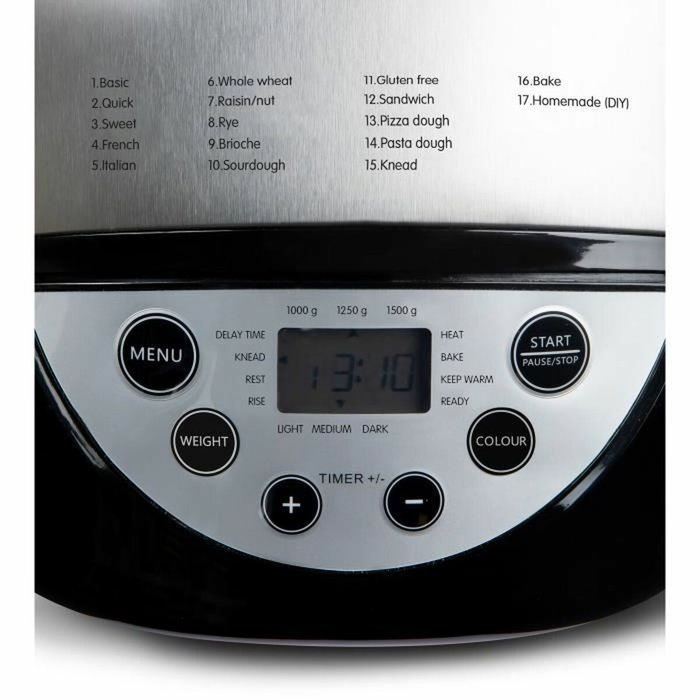 Domo Machine à pain automatique XL B3977