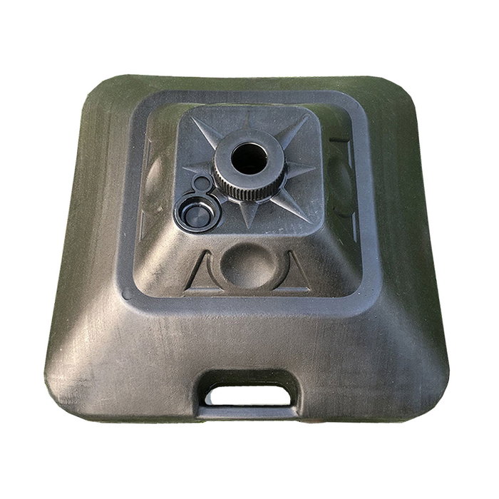 Marbueno Base Sombrilla Carrée Plastique 45x45x27 cm 30L Noir Jardin Piscine Terrasse 10499 Marbueno Base Sombrilla Carrée Plastique 45x45x27 cm 30L Noir Jardin Piscine Terrasse 10499