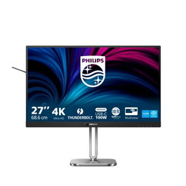 Philips 27B2U6903/00 Moniteur 27" 4K UHD IPS Thunderbolt 4 Smart KVM USB-C 100W HDMI