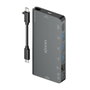Hub USB Aisens ASUC-8P015-GR Gris Multicouleur 100 W