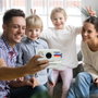 Lexibook Starcam Print Dj165 - Appareil photo instantané pour enfants, impression HD noir et blanc, 250 photos, avec stickers 3D et feutres, dès 5 ans
