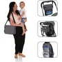 Dreambaby - Sac à langer de voyage 3-en-1 isotherme, organisateur pour poussette et siège auto avec porte-tablette intégré pour bébé