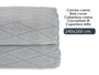 GIFTDECOR Couvre-lit à motif de losanges gris 240x260cm
