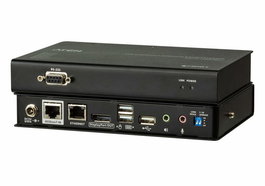Aten CE920 USB DisplayPort HDBaseT™ 2.0 Extenseur KVM - Transmission 4K et USB sur 100 m via câble Cat6