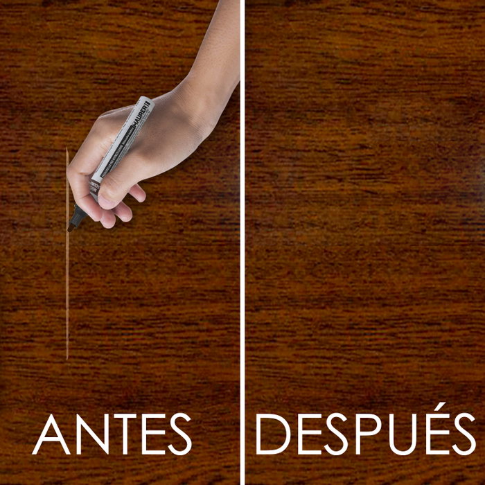 MAURER Rotulador Profesional Retoque Madera Color Nogal Oscuro