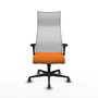 Piqueras y Crespo Chaise de Bureau Albacete Orange et Blanc