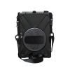 eSTUFF Coque Intégrale Defender pour Microsoft Surface Go 4/Go 3/Go 2/Go (1ère génération) - Protection Triple Couche Antichoc avec Pied Pliable et Sangle - Noir