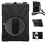 eSTUFF Coque Intégrale Defender pour Microsoft Surface Go 4/Go 3/Go 2/Go (1ère génération) - Protection Triple Couche Antichoc avec Pied Pliable et Sangle - Noir