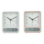 Horloge de table Home ESPRIT Blanc (2 Unités)