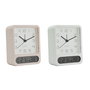 Horloge de table Home ESPRIT Blanc (2 Unités)