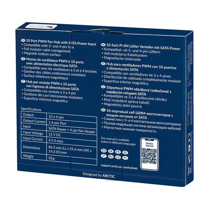 Hub USB Arctic Case Fan Hub
