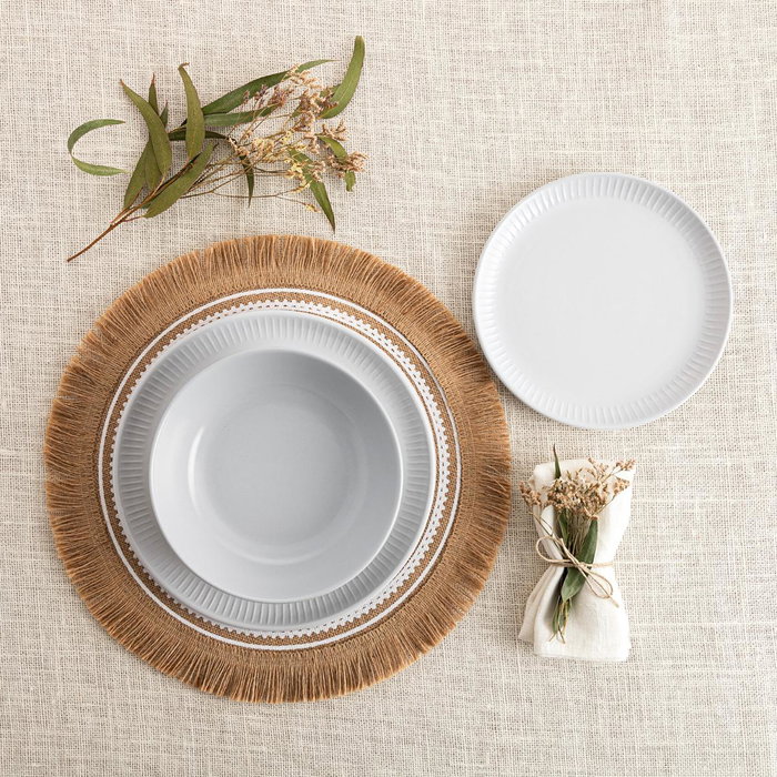 Bidasoa Plat à Dessert Moana Céramique Gris 21,5 cm (12 Unités) Bidasoa Plat à Dessert Moana Céramique Gris 21,5 cm (12 Unités)