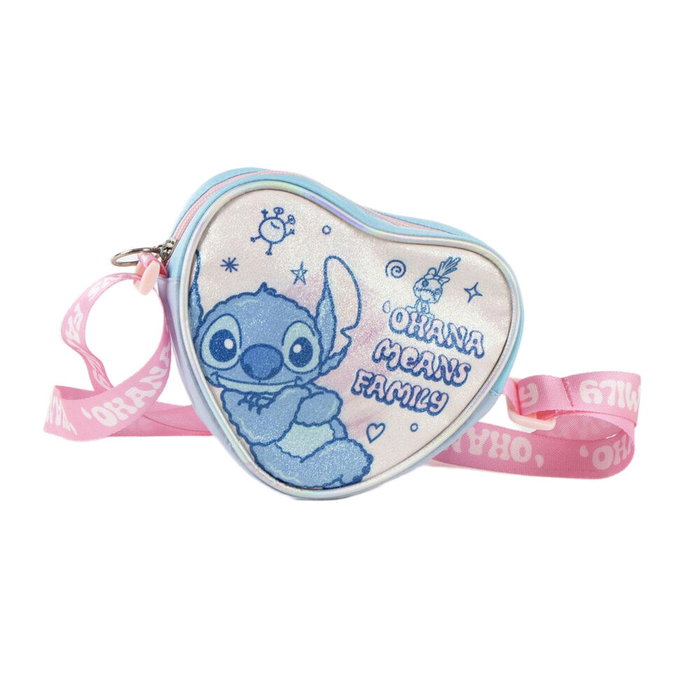 Cerdá Sac à Bandoulière Stitch Rose en forme de cœur