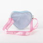 Cerdá Bolso Corazon Stitch - Sac à main coeur Stitch 15 x 14 x 4 cm - Rose