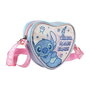 Cerdá Bolso Corazon Stitch - Sac à main coeur Stitch 15 x 14 x 4 cm - Rose