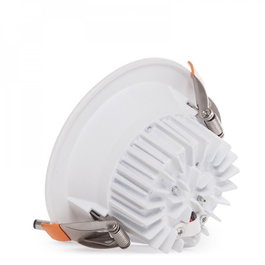 Spot LED Circulaire Downlight 7W 980Lm 6000K Blanc Froid Anti-éblouissant UGR19