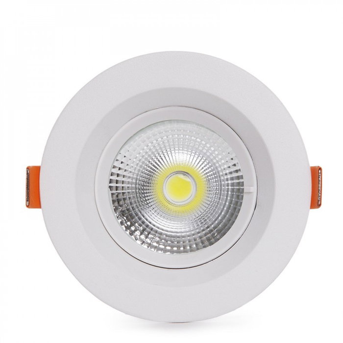 Spot LED Circulaire Downlight 7W 980Lm 6000K Blanc Froid Anti-éblouissant UGR19