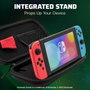 PDP Sacoche de transport 1 UP Glow In The Dark pour Nintendo Switch - Noir et vert fluo