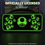 PDP Sacoche de transport 1 UP Glow In The Dark pour Nintendo Switch - Noir et vert fluo