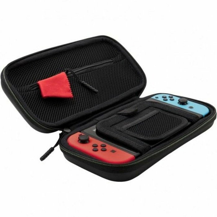 PDP Sacoche de transport 1 UP Glow In The Dark pour Nintendo Switch - Noir et vert fluo