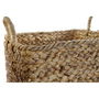 Set de basket DKD Home Decor Marron Naturel Joncs (2 Pièces)