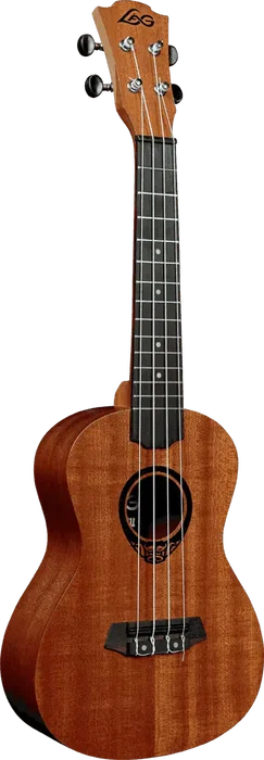 LAG Ukelele Tiki Uku Concert Sapele Satiné – 14 Frettes, Chevalet Palissandre