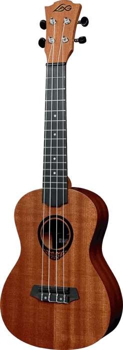 LAG Ukelele Tiki Uku Concert Sapele Satiné – 14 Frettes, Chevalet Palissandre