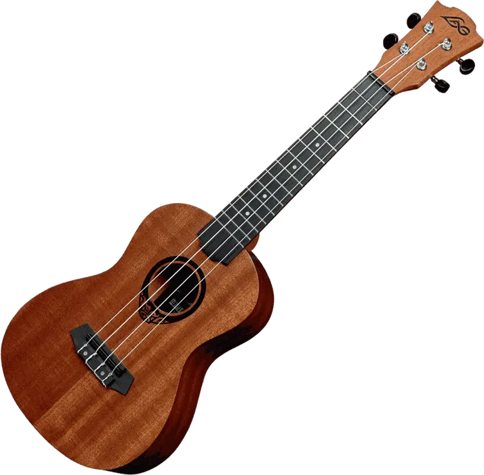 LAG Ukelele Tiki Uku Concert Sapele Satiné – 14 Frettes, Chevalet Palissandre