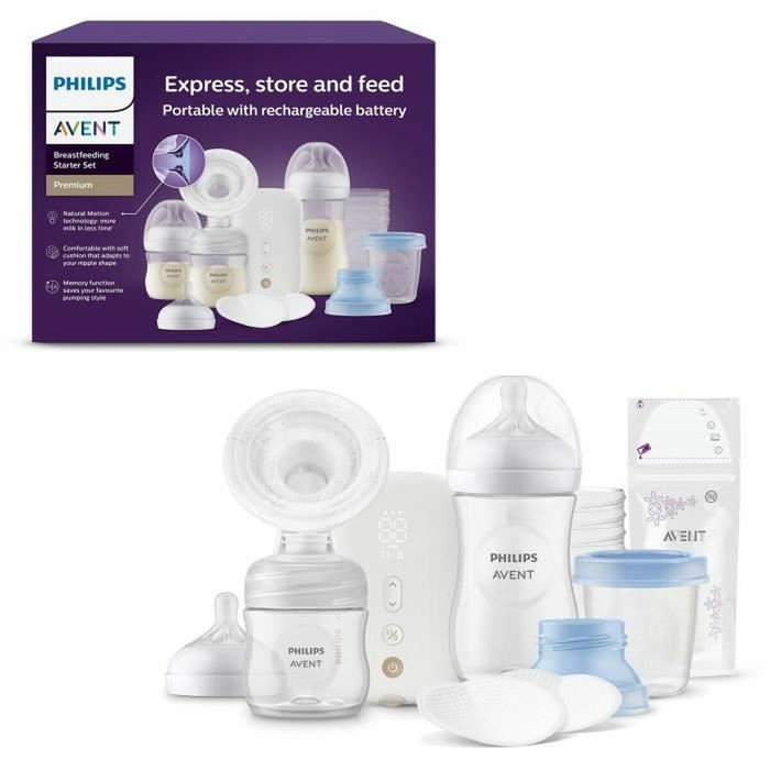 Philips Avent Kit tire-lait électrique rechargeable Natural Motion Philips Avent Kit tire-lait électrique rechargeable Natural Motion