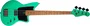 ASHDOWN Bajo Eléctrico Capri Échelle Courte Soapbar - Seafoam Green