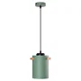 Dahlia - Suspension lampe Dahlia SKD-P1011-T en métal et bois - Design moderne avec hauteur de câble réglable