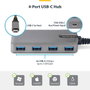 StarTech.com Hub USB-C vers 4 ports USB-A 3.2 Gen 1 Gris