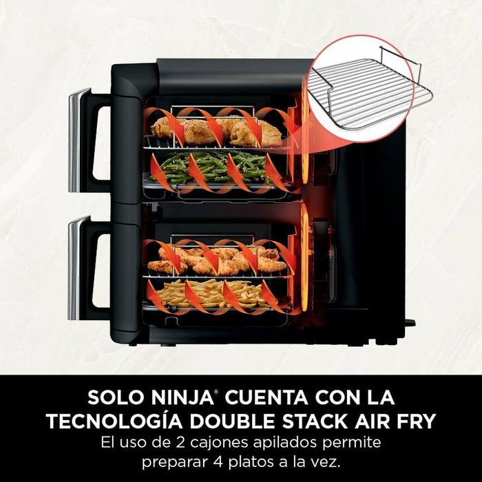 Ninja DoubleStack SL300EU - Friteuse sans huile 6 en 1, 7,6 L Ninja DoubleStack SL300EU - Friteuse sans huile 6 en 1, 7,6 L