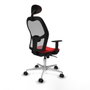 Piqueras y Crespo Chaise de Bureau 1D086N1 Rouge