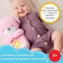 Fisher-Price JLJ33 - Ma Loutre Câlins Bonne Nuit - Peluche et veilleuse pour bébé - Rose - Avec lumière apaisante