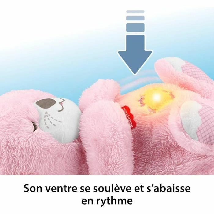 Fisher-Price Ma Loutre Câlins Bonne Nuit - Peluche et veilleuse Rose