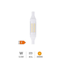GSC Evolution Ampoule linéaire LED 78mm R7s 5,5W 3000K